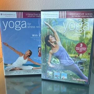 Yoga DVD Set for Stress Relief and Weight Loss